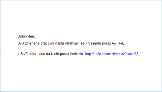 Zprávy o změnách