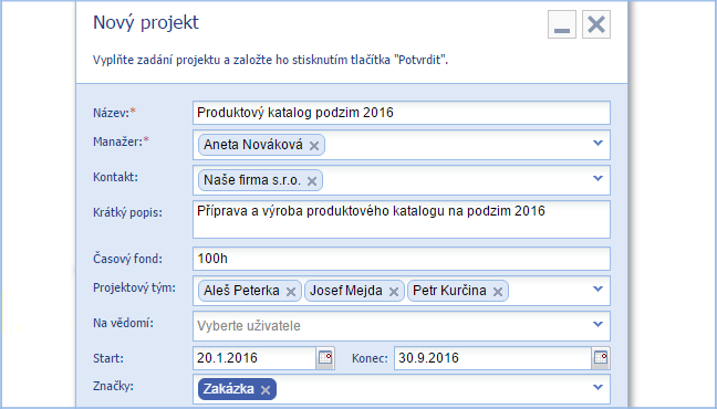 Projektový tým